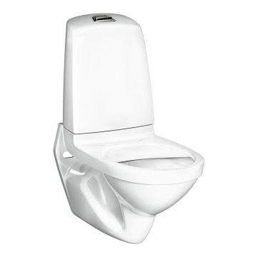 Gustavsberg Wall-hung Toilet Nautic 1522 - With Cistern, Hygienic Flush, Dual Flush 2/4L, Without Seat (GB111522201205)