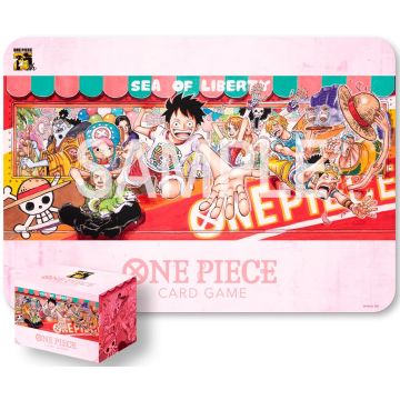 Bandai One Piece Card Game - Playmat and Card Case Set - 25th Edition