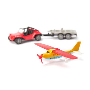 Siku Buggy with sporting airplane (1696)