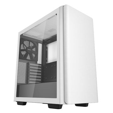 DeepCool MID TOWER CASE CK500 Side window, White, Mid-Tower (R-CK500-WHNNE2-G-1)