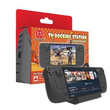 HONSON TV Docking Station with 1000Mbps Ethernet (Steam Deck)